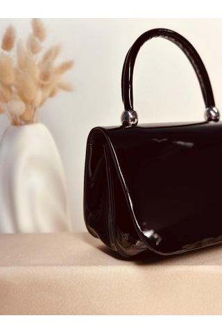 Elora Atelier Elora Gloss Siyah Çanta Çok Renkli