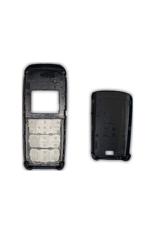 Nokia 1600 Kapak Nokia 1600 Uyumlu Siyah Kapak Ön Kapak Arka Kap