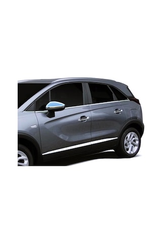 Opel Crossland X Krom Cam Alt Çıta 8 Parça P.çelik 2017 Sonrası