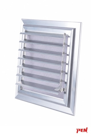 Alüminyum Banyo Wc Havalandırma Menfezi 36x36 Eloksallı Seri