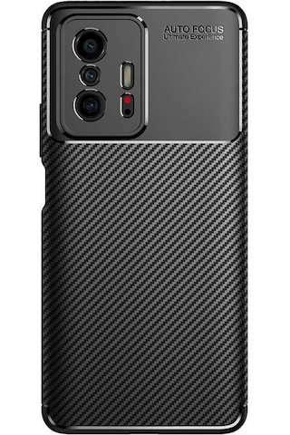 Xiaomi Mi 11T 5G Kılıf Zore Negro Karbon Tasarım Silikon Kılıf