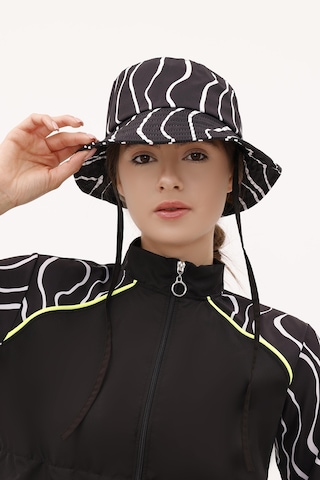 Desenli Bucket Şapka Rş-113 Duru Siyah01 Siyah