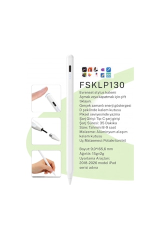 Fuchsia Fskl-p130 Premium Honor Choice Pencil Lite Alternatifi Universal Dokunmatik Tablet Kalemi