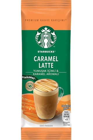 Starbucks Caramel Latte Premium Kahve Karışımı 23g Hazır
