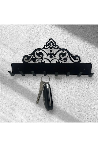 Lazer Anahtarlık Nakış Mat Siyah Mat Siyah