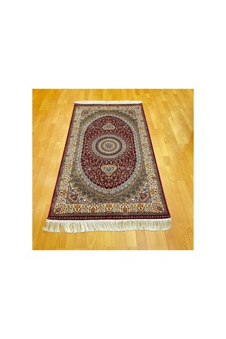 Klasik Anadolu/iran Motifli 120 X 180 Cm İpek Halı Çok Renkli