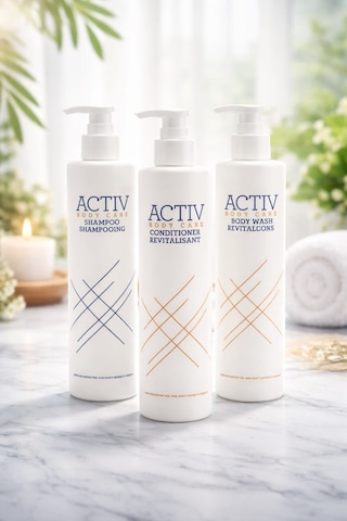 Actıv Body Care 3 Lü Bakım Seti Şampuan + Saç Kremi + Duş Jeli 360 Ml