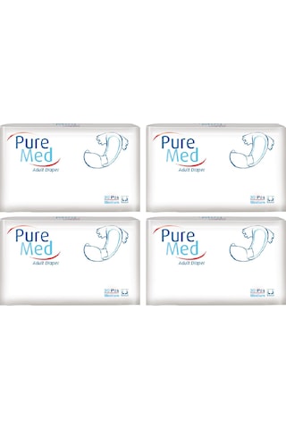 Puremed Belbantlı Yetişkin Hasta Bezi Medium 85x125 Cm 120 Adet