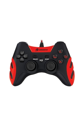 Gamebooster Gb-j54r Ps3 / Pc Uyumlu Kırmızı Kablolu Dualshock Titreşimli Gamepad