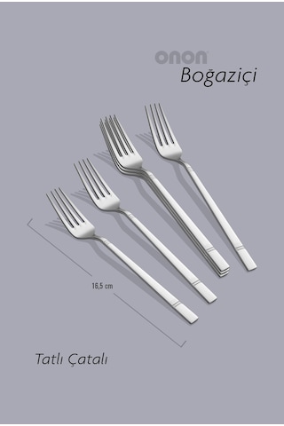Onon Boğaziçi 6 Adet Tatlı Çatal Takımı