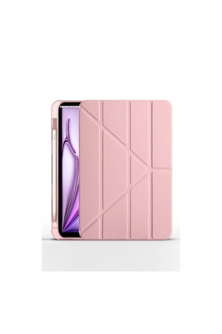 Apple Uyumlu iPad, Air 11 10.9 Inç Air 4 5 6 2020 2022 2024 Kılıf Kalem Bölmeli Stadlı Uyku Modlu Akıllı Case Kılıf