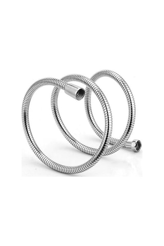 Tema Banyo Duş Hortumu 180cm Lüx Kromajli örgülü Spi̇ral 54102