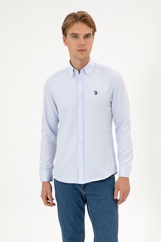 U.s. Polo Assn. Erkek Açık Mavi Gömlek Basic 50316723-vr003 Acık Mavı