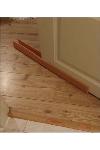 5 Adet Kahve Geçmeli 1 Adet Yapışkanlı Kapı Altı Soğuk Önleyici