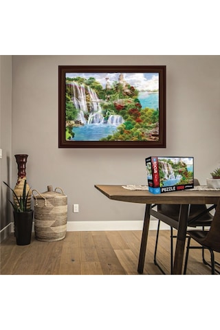 Blue Focus 1000 Parça Orman Ve Şelale Puzzle