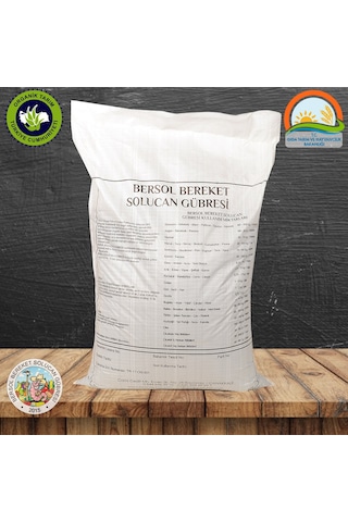 Bersol ® %100 Organik Solucan Gübresi 20 KG