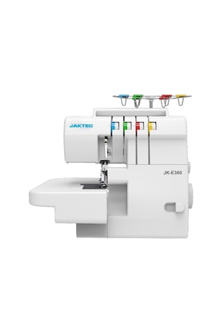 Jaktec A320 Dikiş Makinesi Ve E360 4 İplik Overlok Makinesi/ev Tipi 2'li Makine Seti