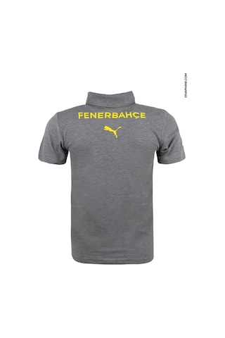 Fenerium Fenerbahçe Lisanslı 24/25 A Takım Gri Polo T-shirt Gri