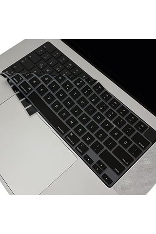 Macbook Türkçe Q Klavye Koruyucu Us Amerikan Return Enter Uyumlu M1-m5 A2681 A3113 A3240 A3449 A2941 A3241 A2442 A27