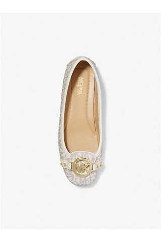 Michael Kors Fulton Moccasin Kadın Babet Krem