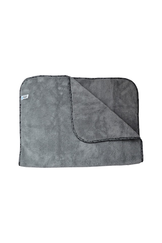 Spark 2316 Mikrofiber Peluş Oto Kurulama Bezi 60X90 Cm. Gri 1 Adet