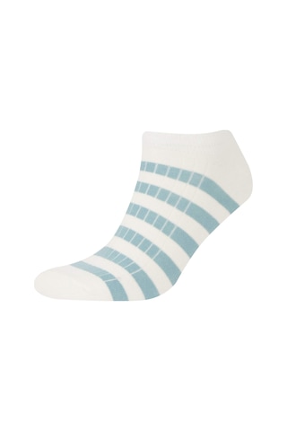 Defacto Erkek 3lü Pamuklu Patik Çorap D9947axnswt1 Beyaz