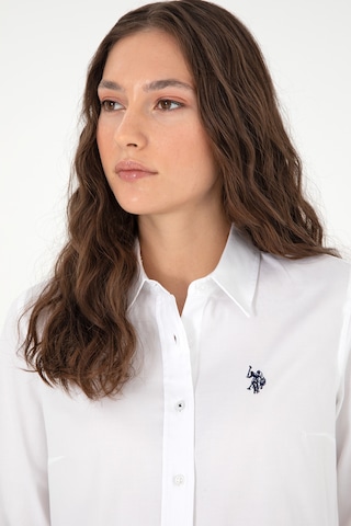 U.s. Polo Assn. Kadın Beyaz Gömlek Basic 50295639-vr013 Beyaz