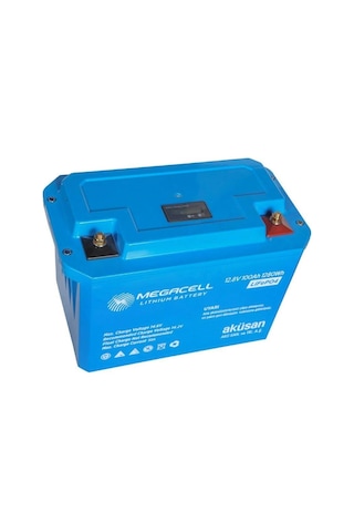 Megacell 12.8v 100ah Lifepo4 Lityum Demir Fosfat Akü