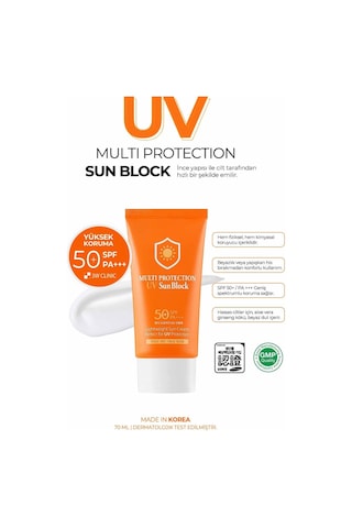 3w Clınıc Yüksek Koruma Sağlayan Ince Yapıda Spf50+ Pa +++ Multi Sun Protection Uv Sun Block