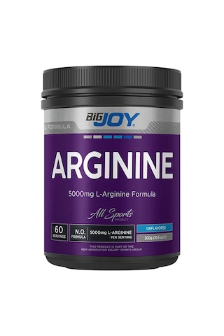 Bigjoy Arginine Powder 300g Aromasız Bigjoy Arginine Powder 300g Aromasız
