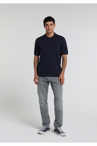 Colin's Colins Regular Fit Polo Yaka Jakarlı Erkek Lacivert Kısa Kol Kazak Cl1081649 Q1.v2 Nav