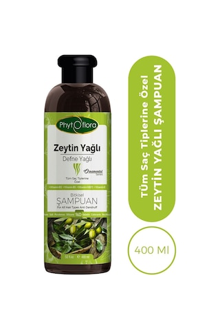 Phytoflora Tuzsuz Zeytinyağlı Defne Yağlı Şampuan 400 ML