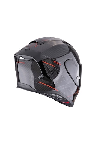Scorpion Exo R1 Evo Carbon Cynergy Spor Motosiklet Kask Siyah Kırmızı