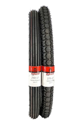 Cup Mondial Kuba Arora 275-17 Tt Ve 250-17 Tt Tubetype Lastik Set