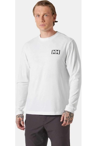Helly Hansen Skog Graphic Uzun Kollu Erkek T-shirt-hha.63407 Beyaz