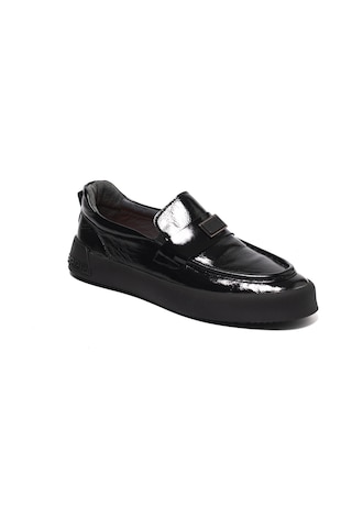 Black Wrinkled Oxford Klasik Erkek Diğer Ka-26y-alfa5405 John May Munıh Shoe Siyah