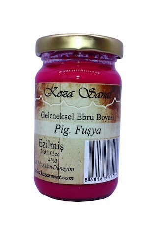 Ezilmiş Ebru Boyası Pigmet Fuşya 105Ml
