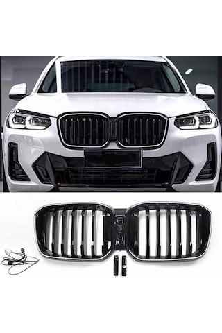 Autogp Bmw X3 G01 Lci Ön Böbrek Panjur Izgara Ledli M Performance 2022+