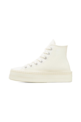 Converse Chuck Taylor All Star Modern Lift Platform Canvas Kadın Günlük Ayakkabı A06140c Krem A06140c Krem