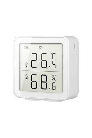 Moly Yunboo Lastik Basınç Sensörü, Wifi Tuya Uygulası İle Uzaktan İzleme, Sıcaklık-nem Alarmı, Alexa Uyumlu, Pil Dahil Değil