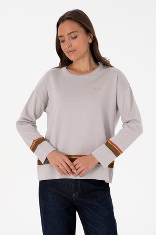 U.S. Polo Assn. Kadın Taş Bisiklet Yaka Kazak 50314598-VR049
