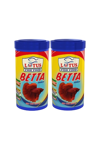 Lotus Betta Ganulat 2 x 100 ML Kutu Beta Balık Yemi