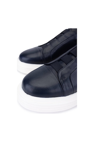 Tamer Tanca Erkek Hakiki Deri Lacivert Sneakers & Spor Ayakkabı 966 A702 Erk Ayk Sk25-26 Lacıvert Lacivert