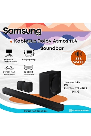 Baştan Aşağı Olağanüstü Sinematik Ses Kablosuz Dolby Atmos 11.1.4 Soundbar