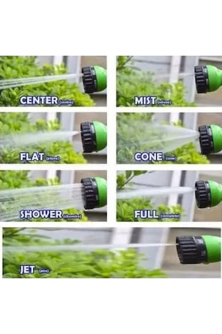 Upeka Sihirli Tabancalı 15 Metre Uzayan Bahçe Sulama Araç Yıkama