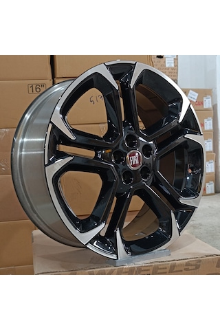 Sıfır Opar 18 İnç 5x98 Egea Elmas Kesim Siyah Jant Takımı