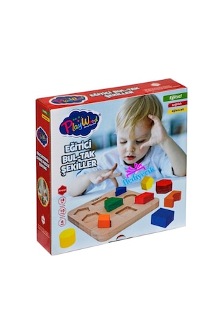 Ahşap Eğitici Bul Tak Şekiller-389