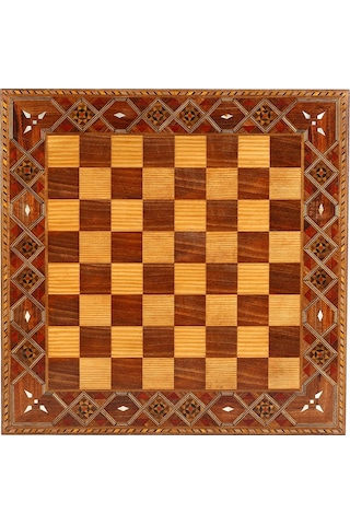 Büyük Boy Metal İngiliz Satranç Takımı Antik Ve El Yapımı Masif A