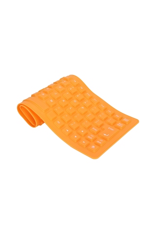 Tenfowee 85 Tuşlu Sessiz, Su Geçirmez Ve Toz Empatiyenli Yumuşak Silikon Klavye - Usb Bağlı, Taşınabilir, Bilgisayar Ve Dizüstü Bilgisayar İçin Siyah