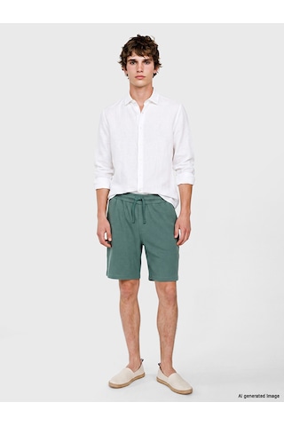 Lc Waikiki Lc Waıkıkı Yeşil Regular Fit Erkek Şort